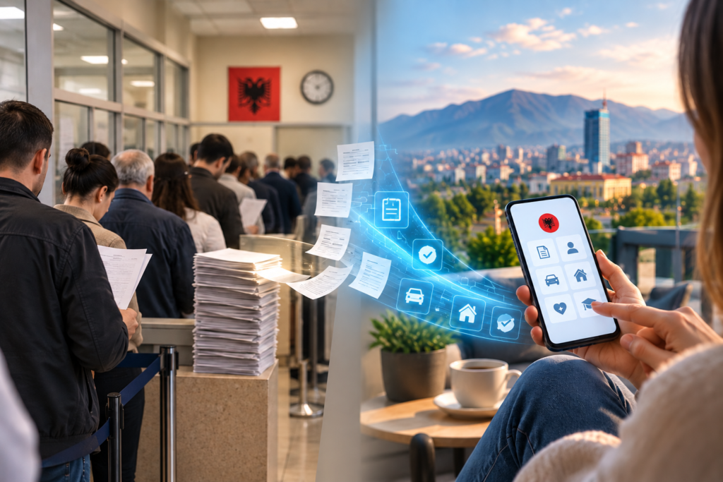 Nga sporteli te smartphone-i: Sa para i ka kursyer Shqipërisë kalimi te shërbimet digjitale?