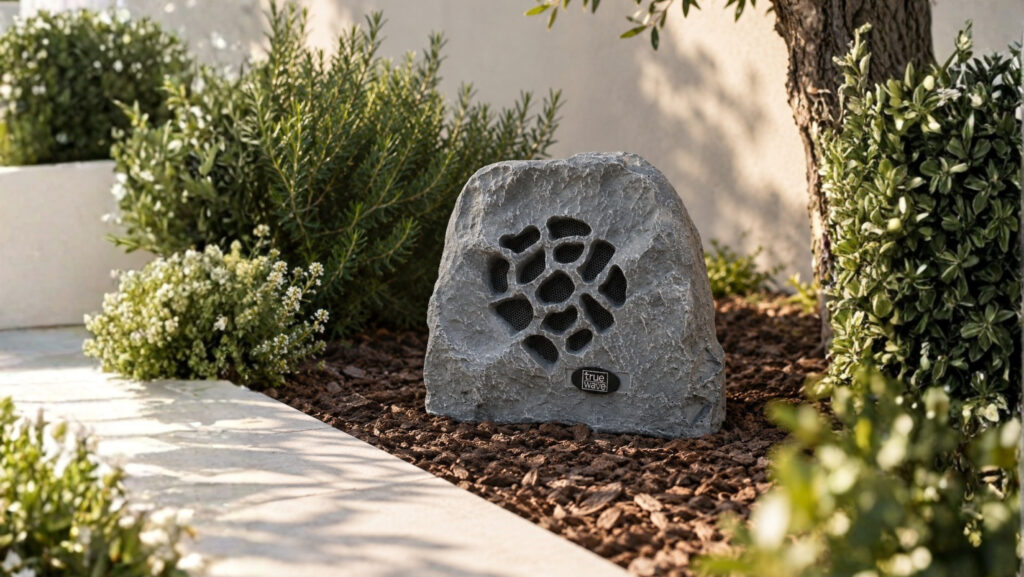 TrueWave Garden Speaker Review: Altoparlanti për ambiente të jashtme që kombinon cilësinë e zërit me dizajnin në formë guri